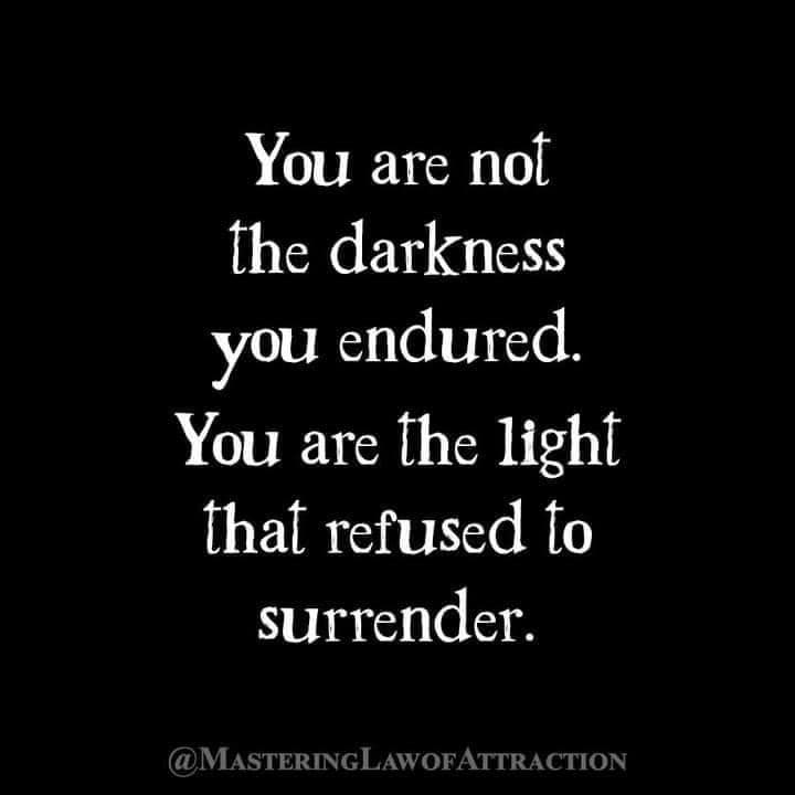 Encouraging quote on a black background